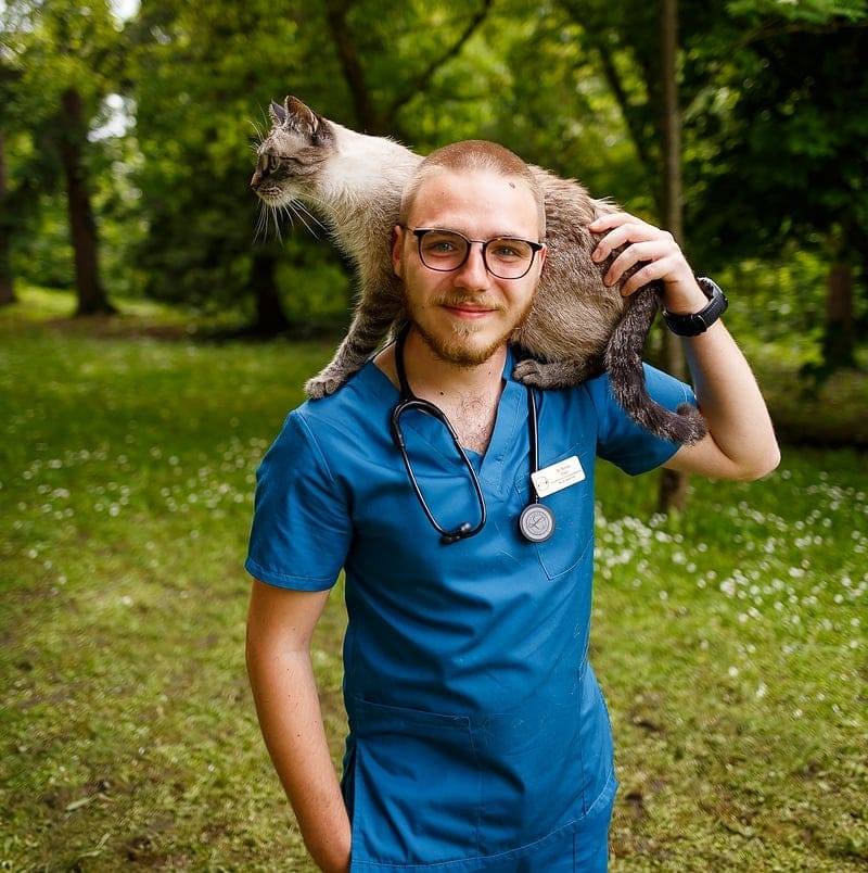 Main veterinarian portrait